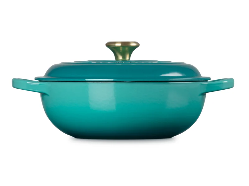 Le Creuset Stew Pot Signature rund bleu riviera 22cm