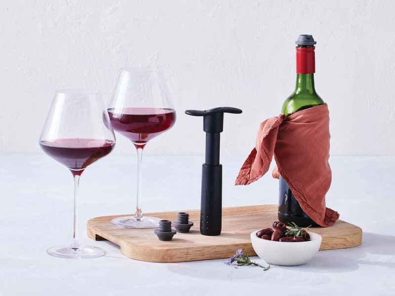 Le Creuset Weinpumpe WA-137 schwarz matt