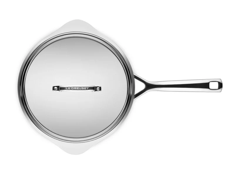 Le Creuset Aluminium-Antihaft Sautépfanne mit zwei Ausgießern rund 24cm