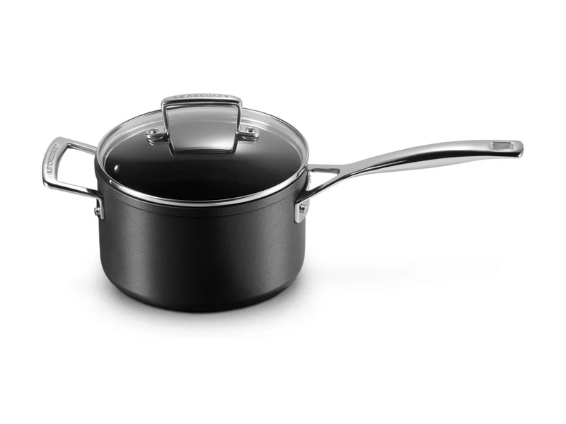 Le Creuset Aluminium-Antihaft Profitopf mit Glasdeckel rund 18cm