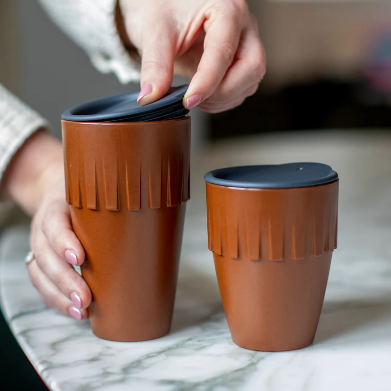 Becher Cappuccino mit Deckel CONNECT COFFEE 0,3