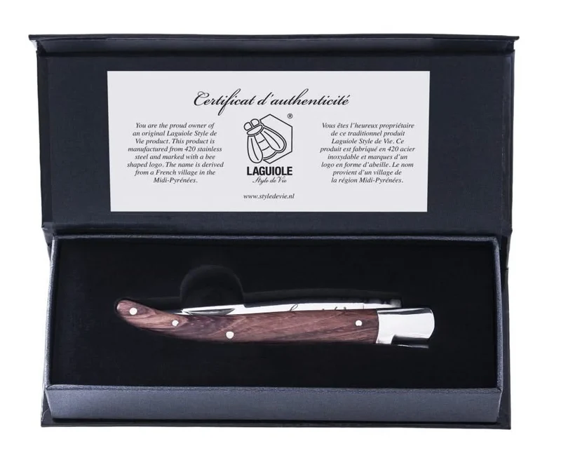 Laguiole Style de Vie Taschenmesser Palisander