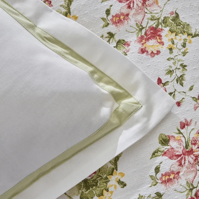 Karaca Home Emilie 100% Baumwolle Doppelbettdecken-Set - Rosa