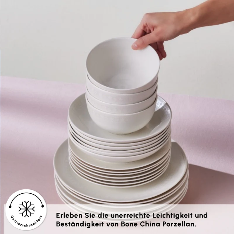 Karaca Forever Bone Artiste 53-Teiliges 12-Personen Geschirrsett