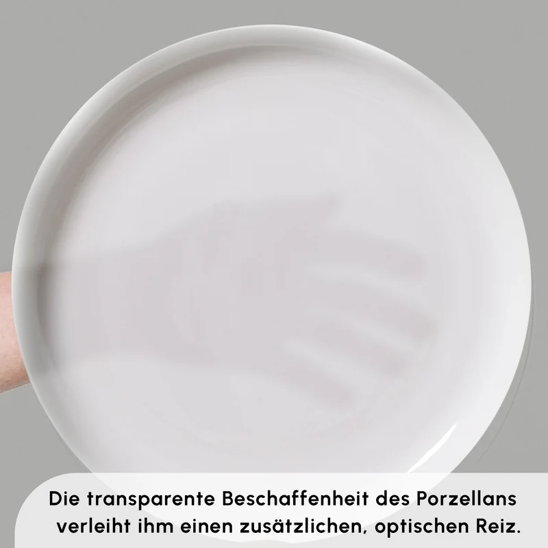 Karaca Streamline Favaro 53-Teiliges 12-Personen Geschirrset Weiß