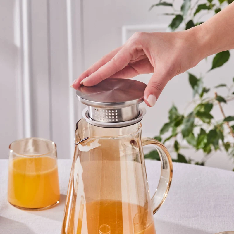 Karaca Serene 7-teiliges Gläser Set, Amber