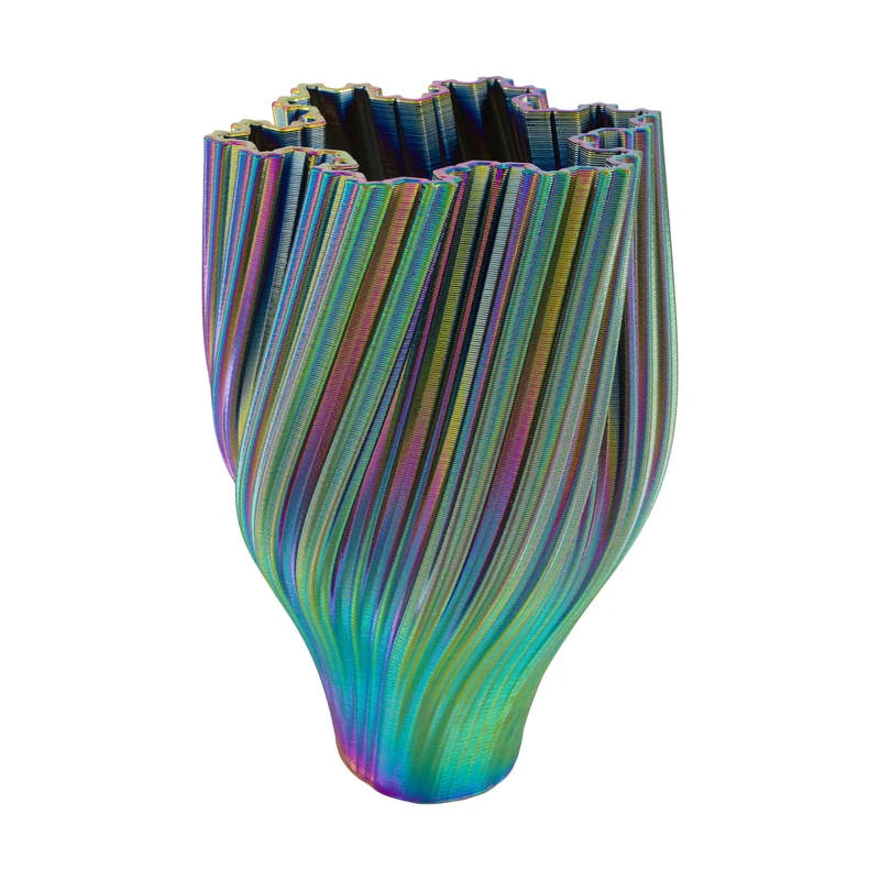 Vase 3D Keramik 24x24x38cm Mixed