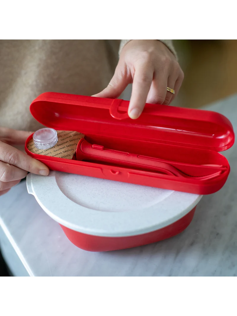 Besteck Etui m. Besteck KLIKK POCKET READY 4-teilig