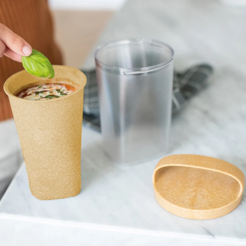 Snackpot mit Einsatz und Deckel BUDDY ISO 0,55