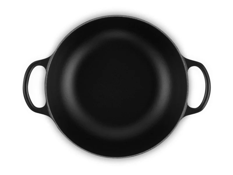 Le Creuset Stew Pot Signature rund schwarz matt 22cm