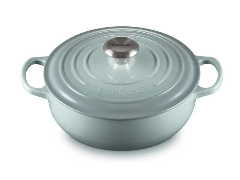 Le Creuset Sauteuse Signature rund sea salt 24cm