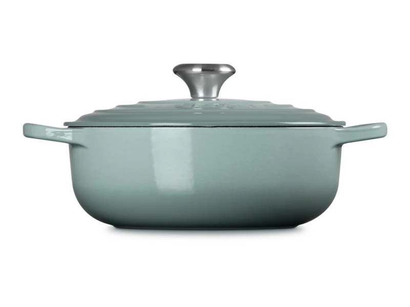 Le Creuset Sauteuse Signature rund sea salt 24cm