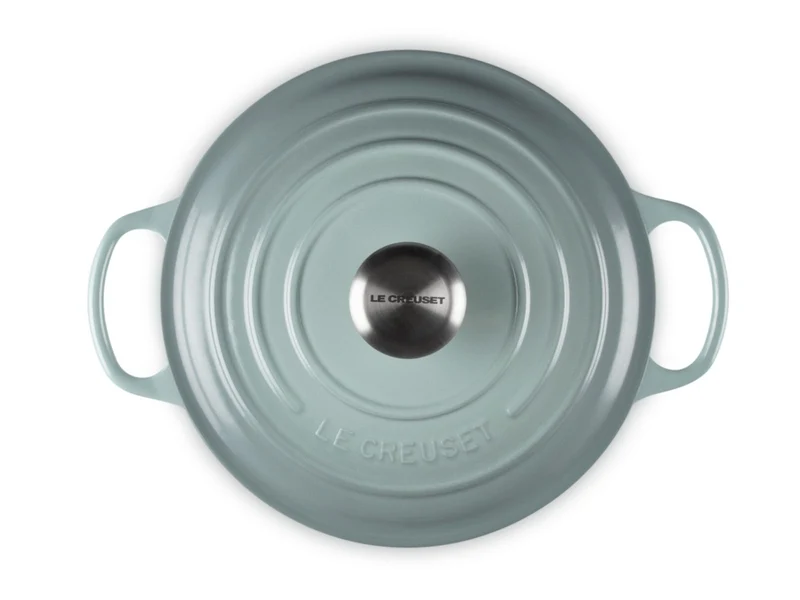 Le Creuset Sauteuse Signature rund sea salt 24cm