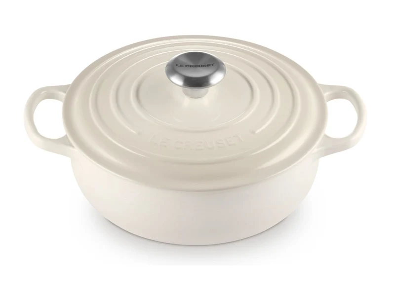 Le Creuset Sauteuse Signature rund meringue 24cm