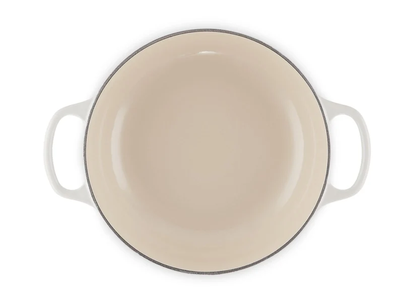 Le Creuset Sauteuse Signature rund meringue 24cm