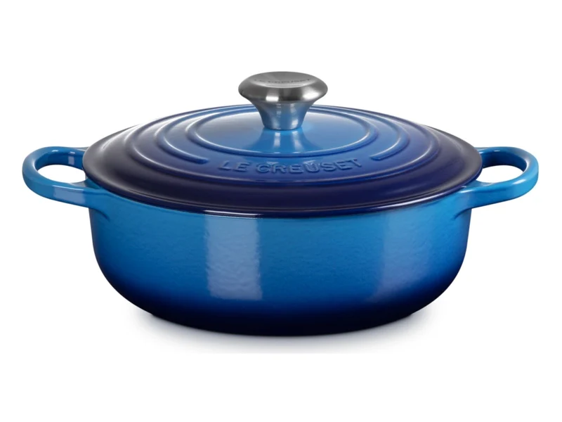 Le Creuset Sauteuse Signature rund azure 24cm
