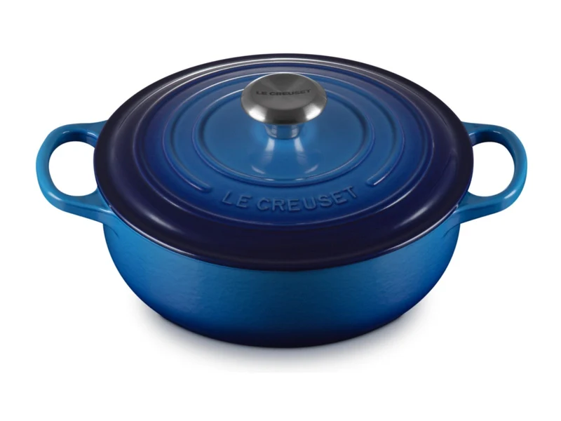 Le Creuset Sauteuse Signature rund azure 24cm