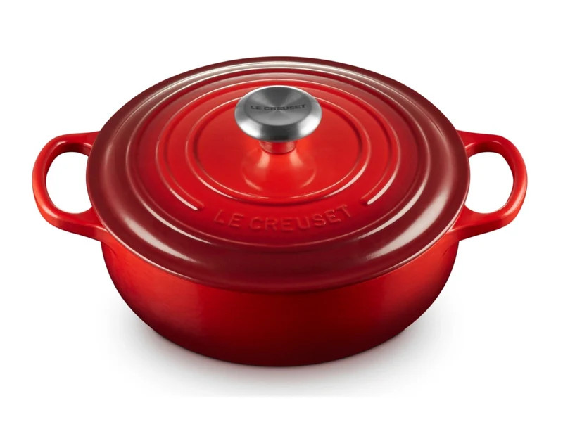 Le Creuset Sauteuse Signature rund kirschrot 24cm