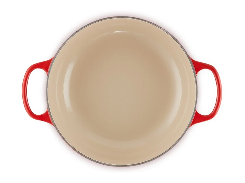 Le Creuset Sauteuse Signature rund kirschrot 24cm