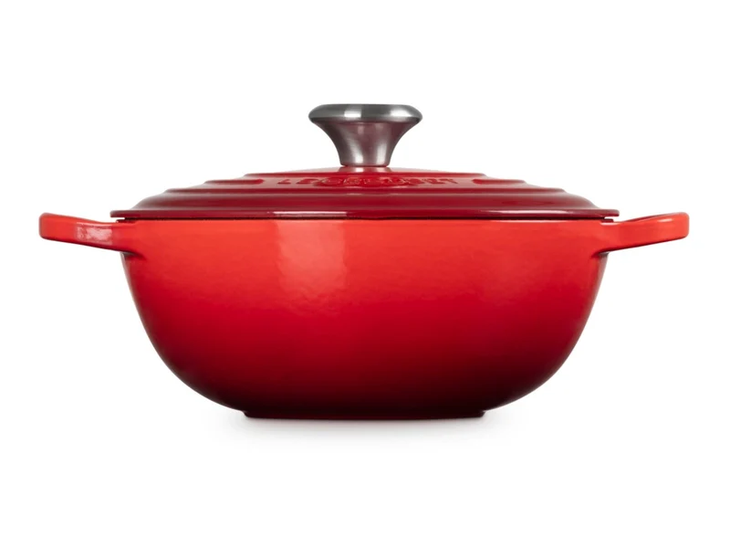 Le Creuset Bräter La Marmite Signature rund kirschrot 24cm