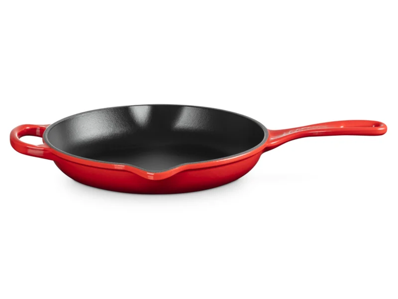 Le Creuset Brat- und Servierpfanne Signature rund kirschrot 23cm