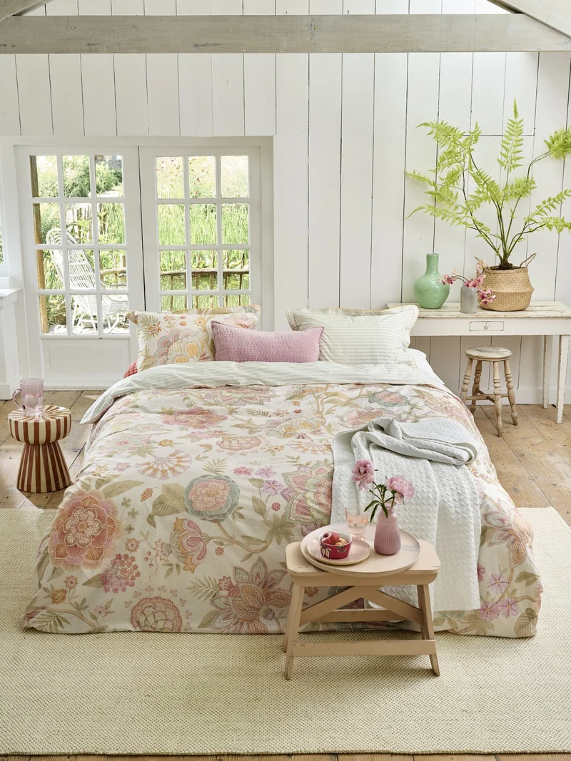 Pip Studio Bombay Bold Bettwäsche off-white 135x200cm (1 Stück)