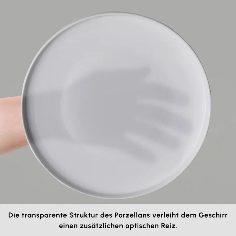 Forever Bone Fika 22-Teiliges - 6-Personen Frühstücksset
