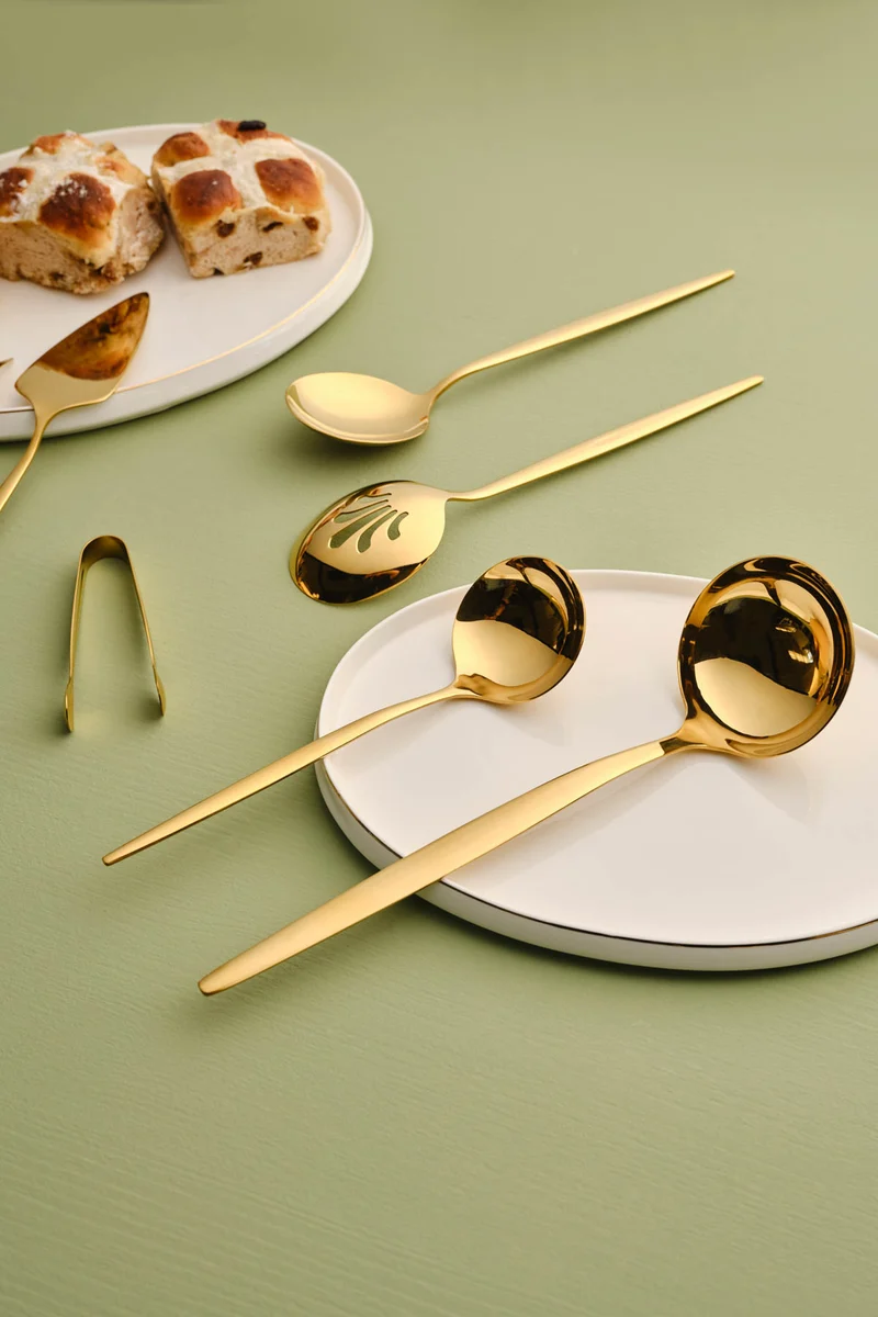Karaca Orion Shiny Gold 7-Teiliges Servierset