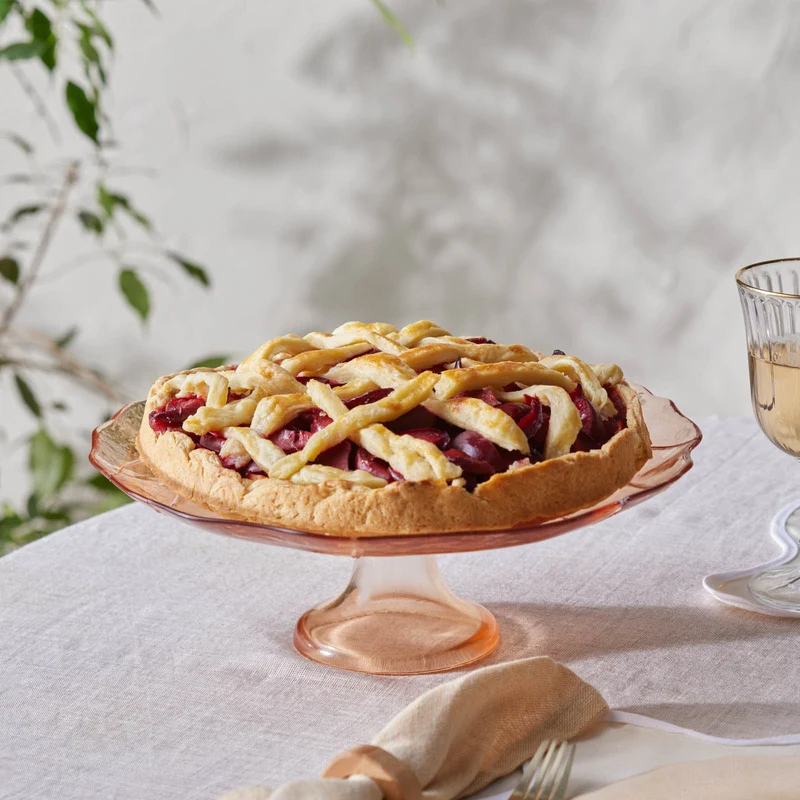 Karaca Rote Lavendel 7-teiliges Kuchenset