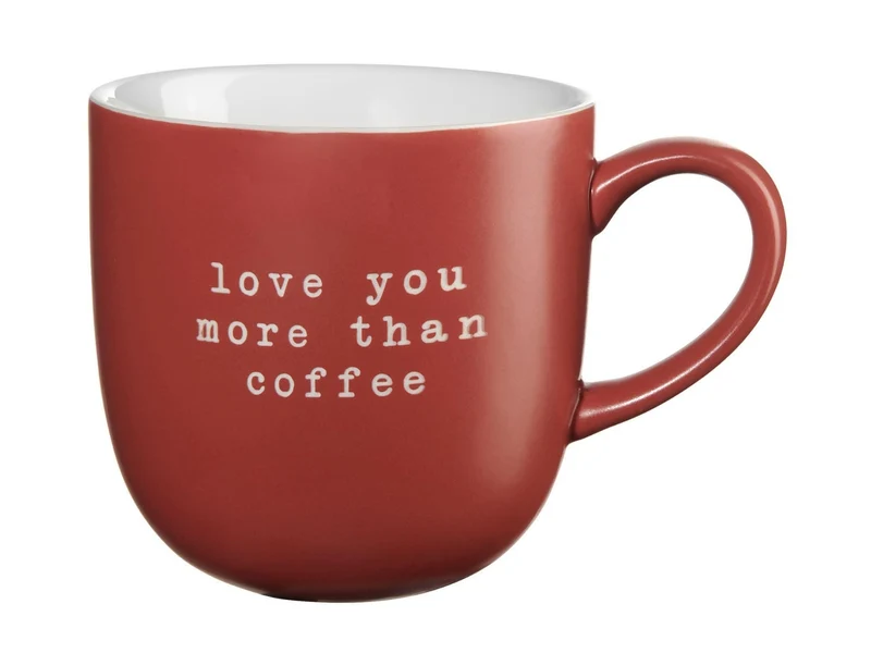 ASA hey! Henkelbecher love you more than coffee 0,35l