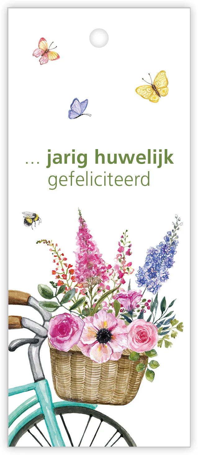 Packung à 12 Geschenkkarten Butterfly ... Hochzeitstag