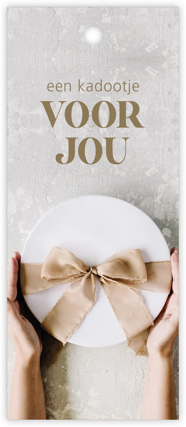 Packung à 12 Geschenkkarten Pampas Ein Geschenk für dich