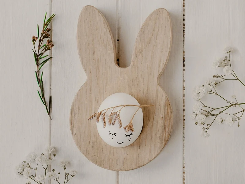 Eulenschnitt Eierbecher Hase 16cm