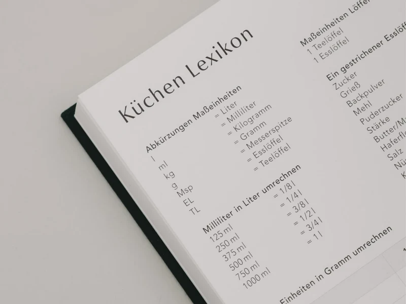 Eulenschnitt Rezeptbuch Wichtigste Zutat 21cm