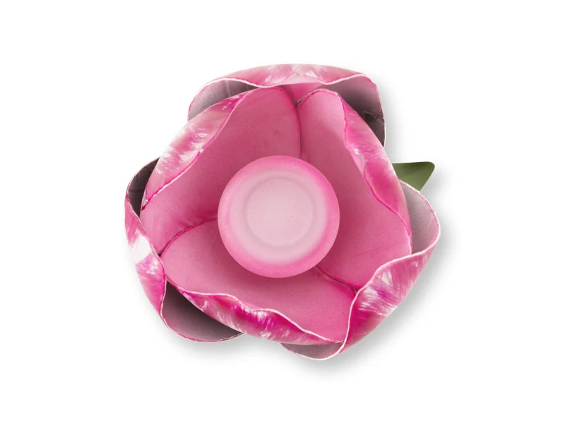 PIP STUDIO Metal Tulip Kerzenhalter pink 26cm