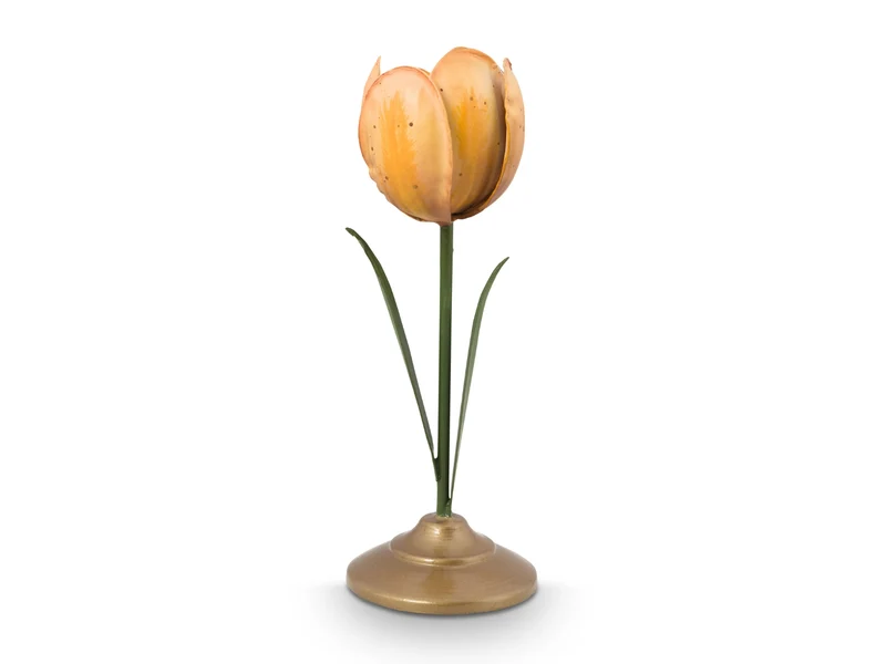 PIP STUDIO Metal Tulip Kerzenhalter gelb 21cm
