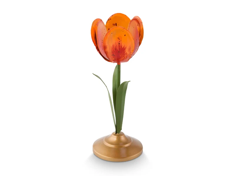 PIP STUDIO Metal Tulip Kerzenhalter orange 21cm