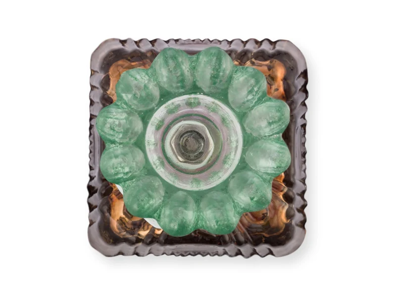 PIP STUDIO Glass Beads Kerzenhalter grün 28cm