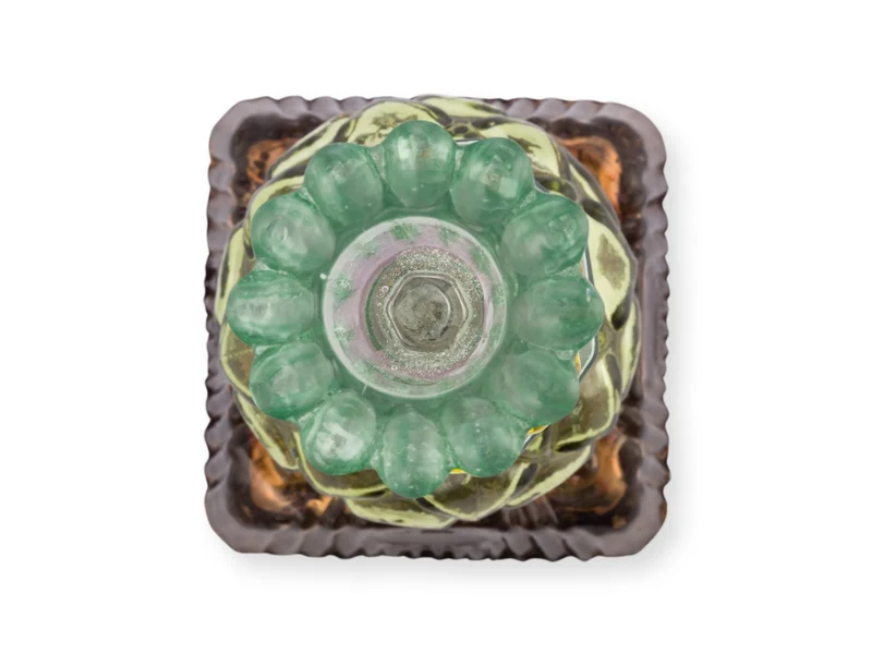 PIP STUDIO Glass Beads Kerzenhalter grün 23,5cm