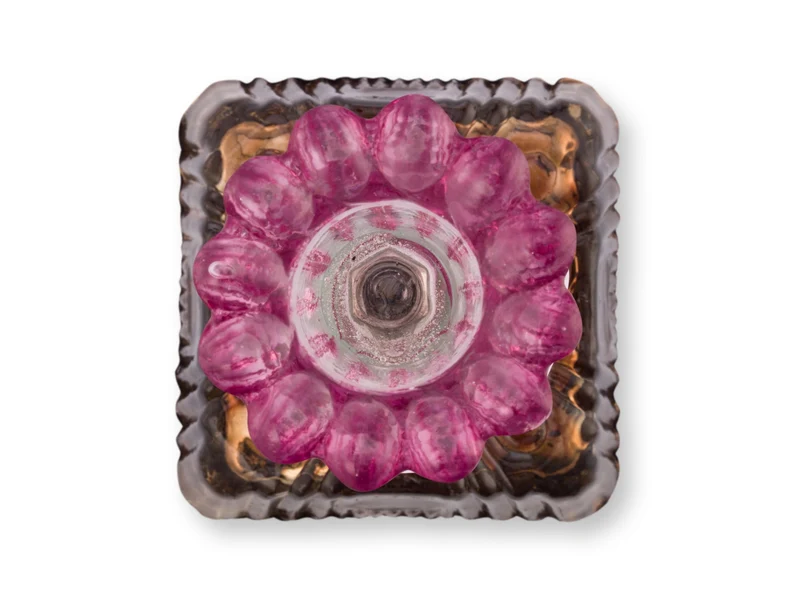 PIP STUDIO Glass Beads Kerzenhalter lila 28cm