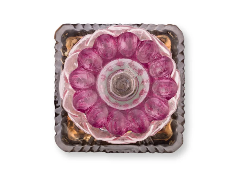 PIP STUDIO Glass Beads Kerzenhalter lila 23,5cm