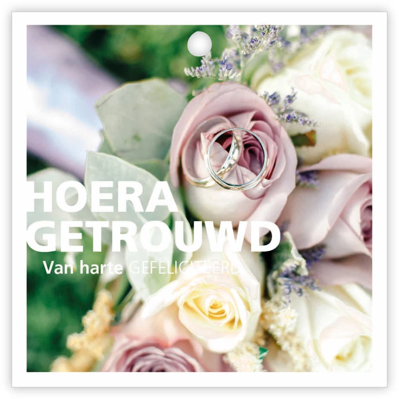 Päckchen à 12 Geschenkkarten Basics Hurra verheiratet