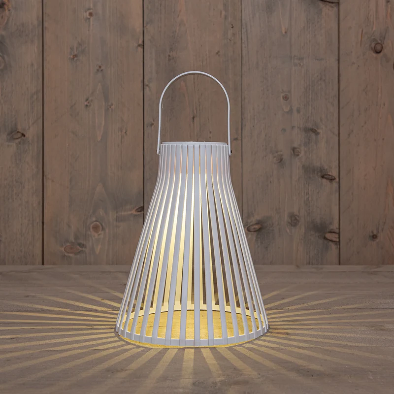 Hängeleuchte Solar 1 LED 20x20x24cm Weiß