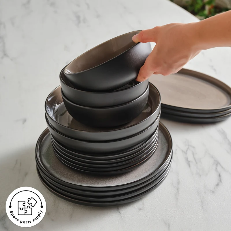 Karaca Earth Collection Mercure 59-Teiliges 12-Personen Geschirrset