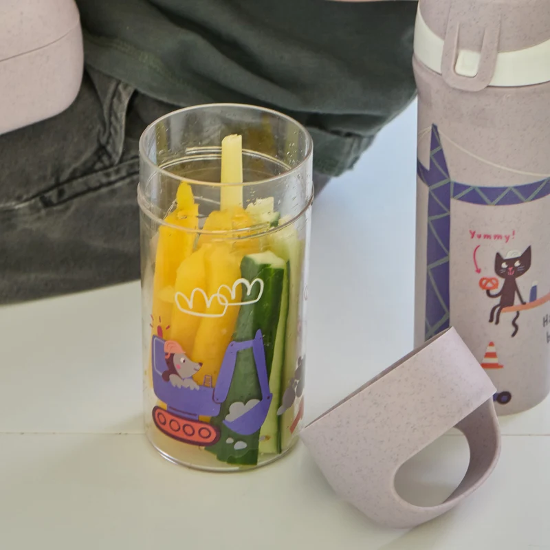 Snackpot / Trinkflasche BUDDY SNACK 0,5 TRUCKS