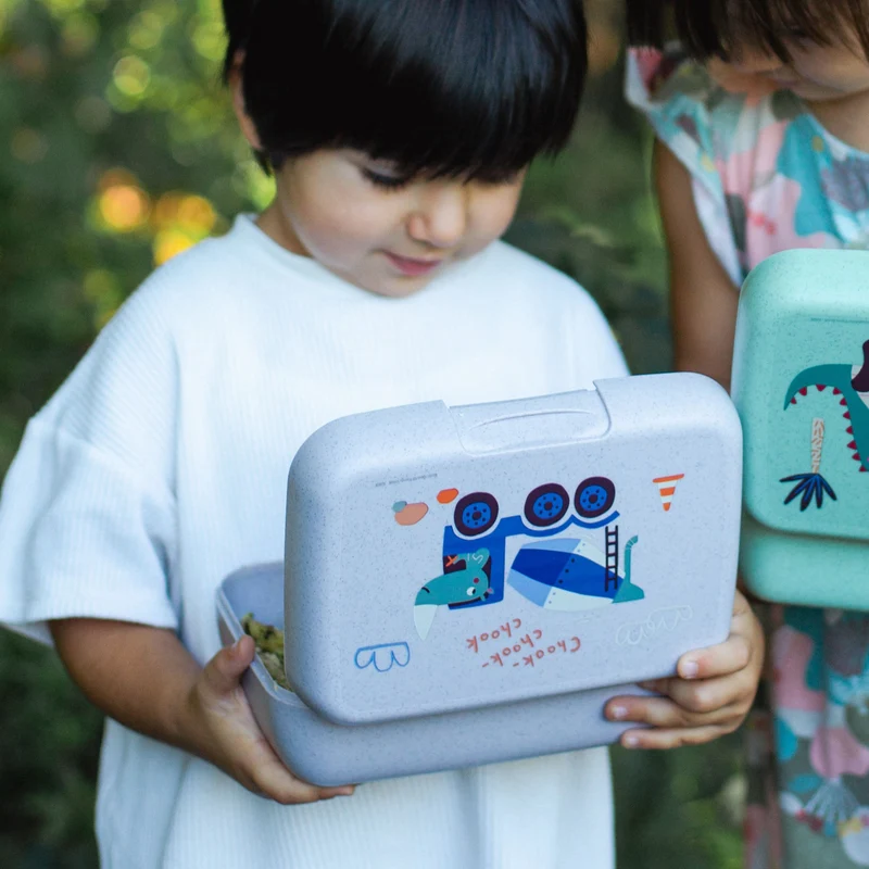 Lunchbox mit Trennschale CANDY L TRUCKS