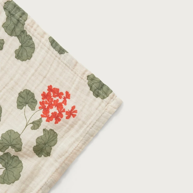 Großes Spucktuch "Pelargonium"