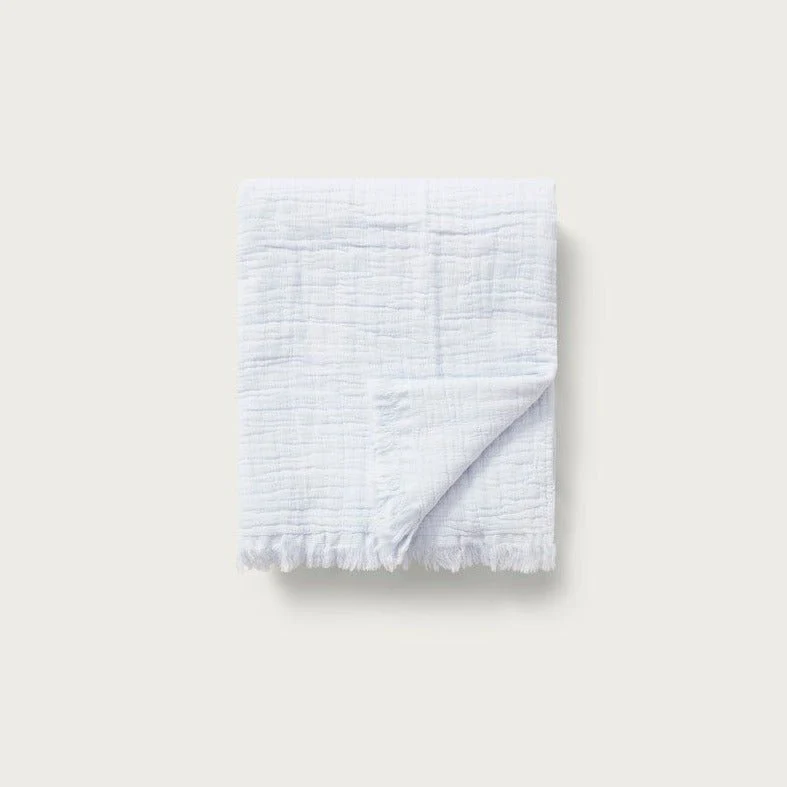 Decke "Mellow Blue Cotton"