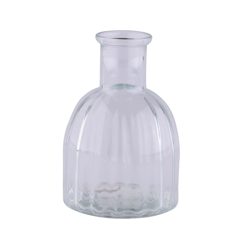 Vase Mexiko-Stadt Glas D10 H15cm Klar