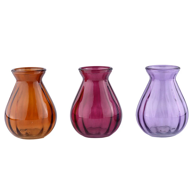 Vase Toronto Glas 3-fach sortiert D11 H15cm